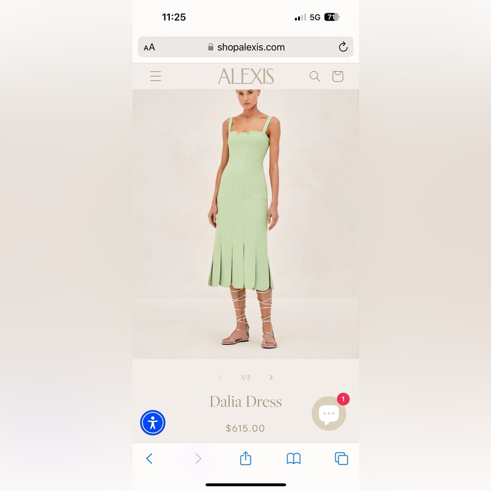 Alexis Dalia dress size xl